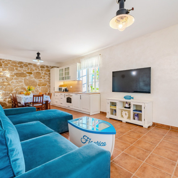 Living room, House for rent Figurica, Lun, Figurica - Island Pag Lun - House for rent Lun